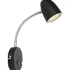 Sandnes Vägglampa 1L Svart