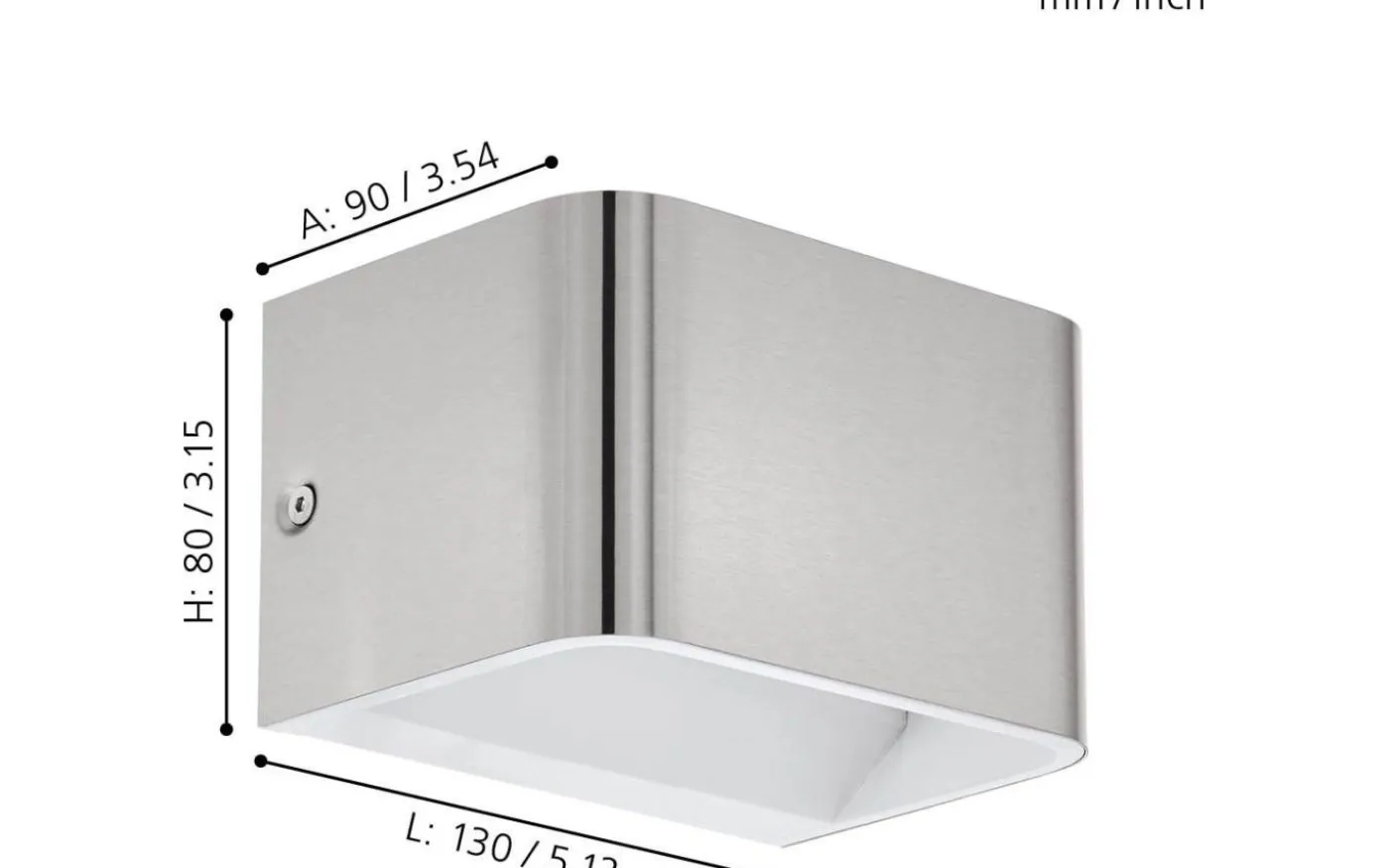 Sania 4 Vägglampa LED 3000K 6W Silver