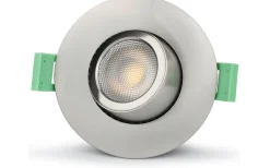 Sanna 230V Spotlight 3000/4000K 6W Borstad Stål IP65