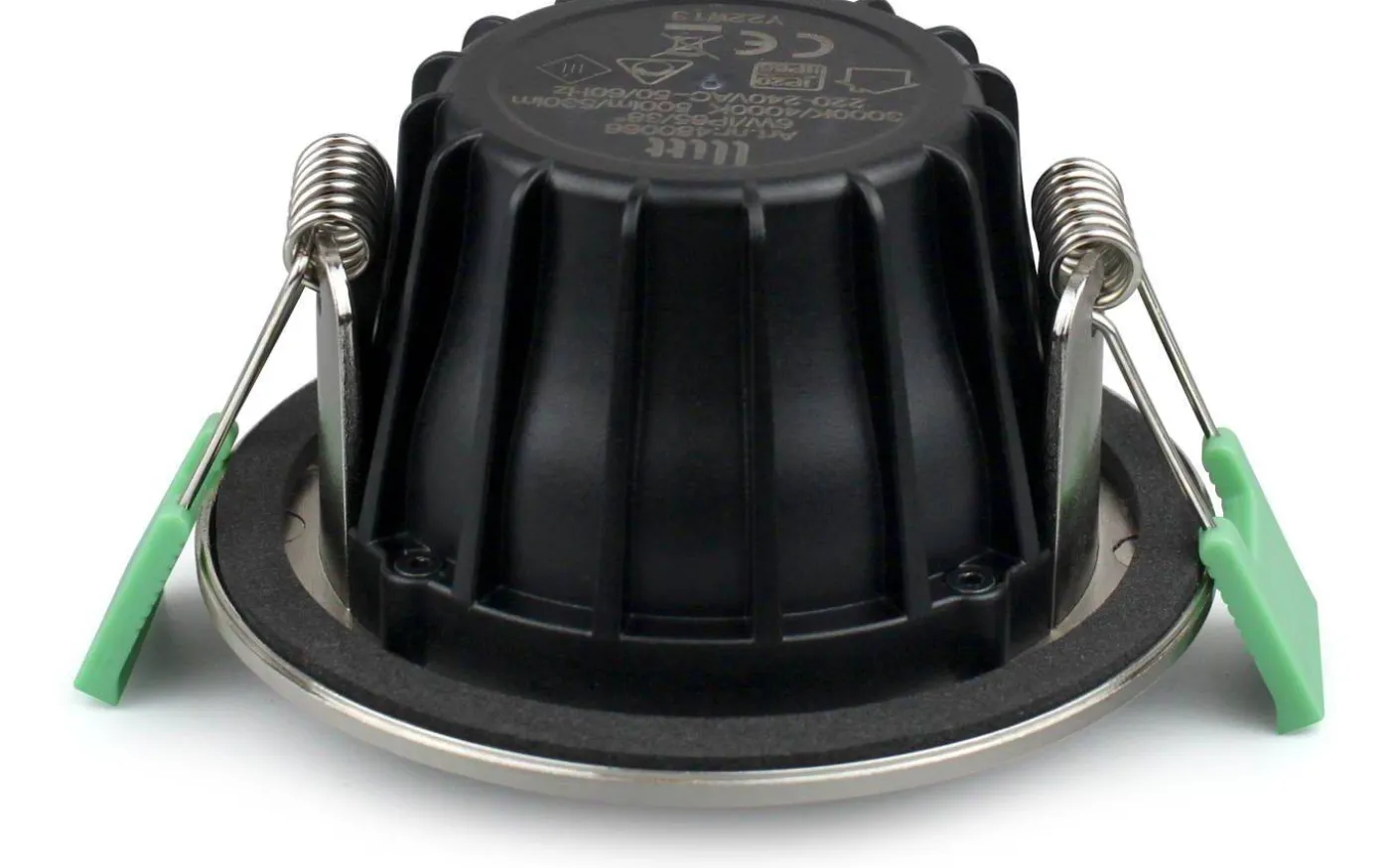 Sanna 230V Spotlight 3000/4000K 6W Borstad Stål IP65