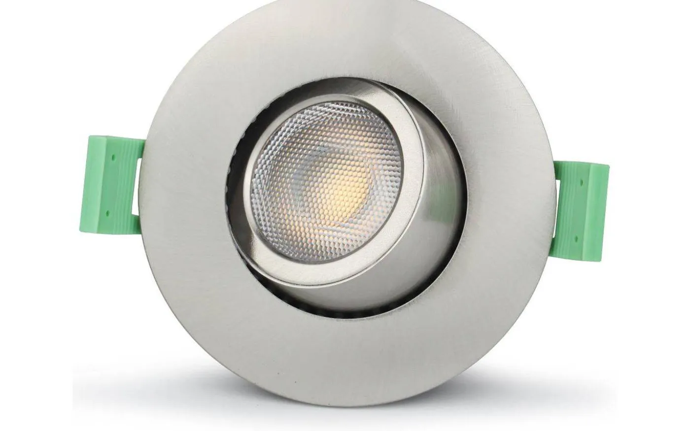Sanna 230V Spotlight 3000/4000K 6W 3-pack Borstad Stål IP65