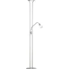Santo II Golvlampa LED uplight i borstat stål