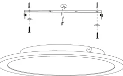 Sarsina Plafond 30cm LED 2700-6500K 14W med Fjärrkontroll Vit