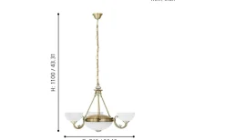 Savoy Takkrona 74cm 3L Brons