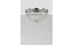 Saxholm Kristallplafond Krom 27cm 2xE14