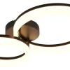 Scope Plafond LED 2-delad mattsvart
