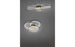 Sedona Plafond LED matt svart/trä