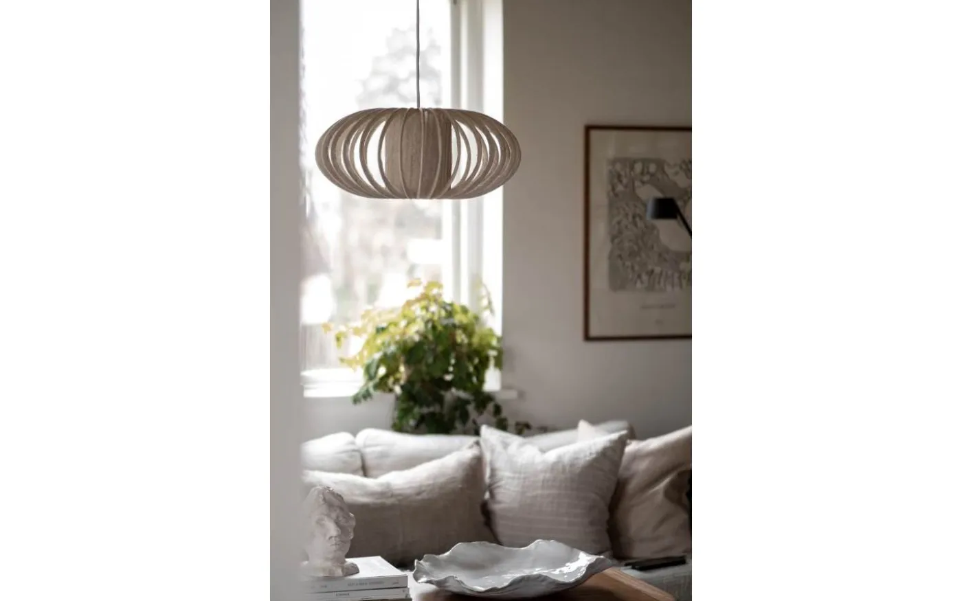 Selma Takskärm Ø45cm Beige