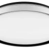 Seluci Plafond 49cm LED 3000-6500K 40W med Fjärrkontroll Svart