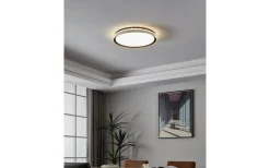 Seluci Plafond 49cm LED 3000-6500K 40W med Fjärrkontroll Svart