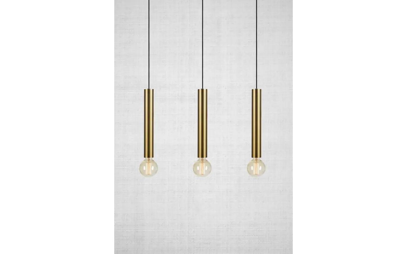 Sencillo Taklampa 3L 75cm Mässing
