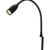 Sensilo Sänglampa LED 4,5W 3000K Svart