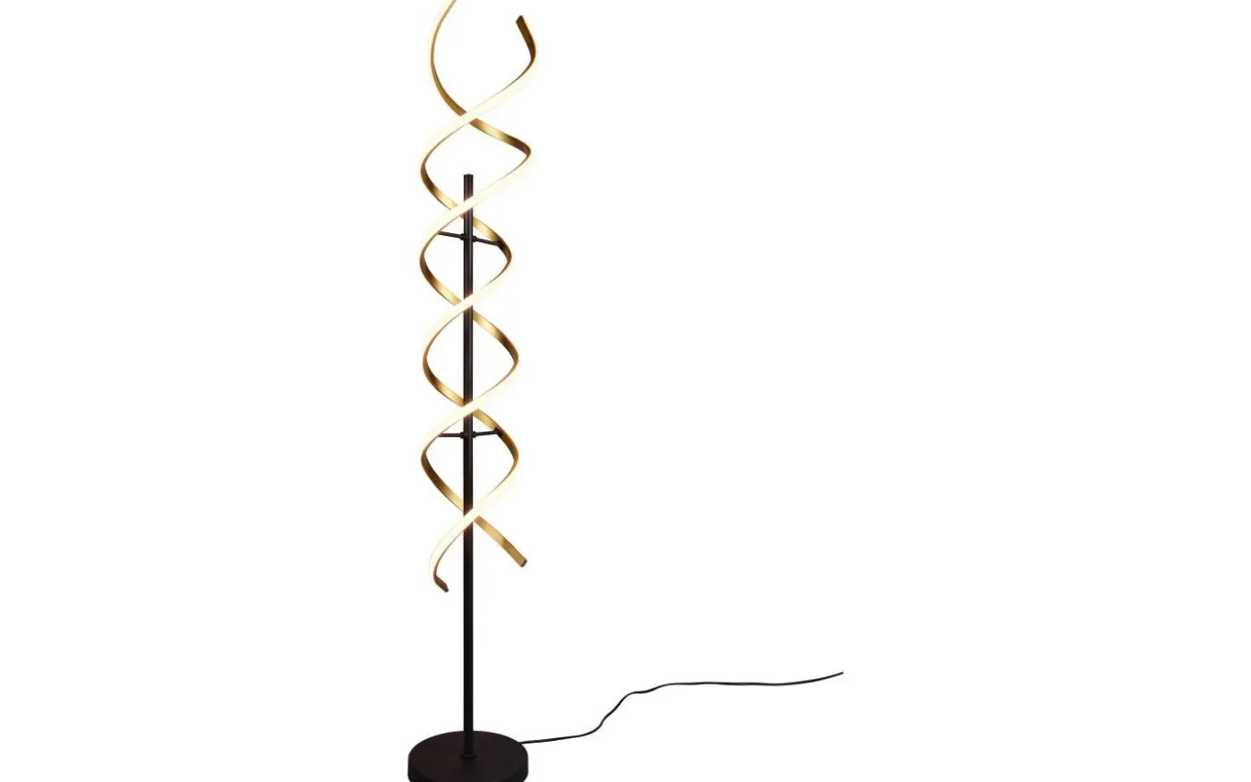 Sequence Golvlampa LED matt mässing/matt svart