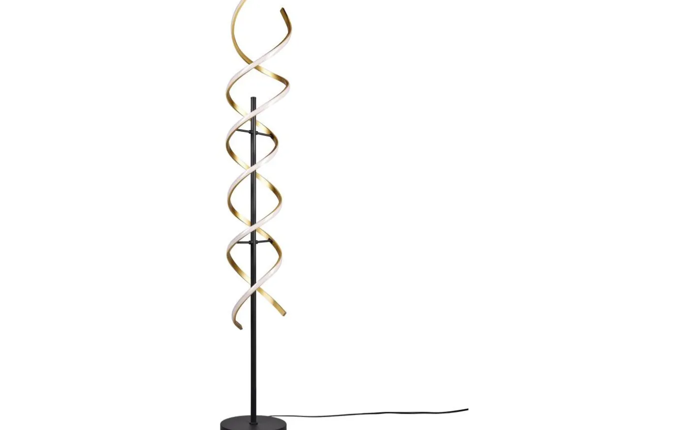 Sequence Golvlampa LED matt mässing/matt svart