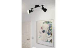 Seras Takspotlight 37cm GU10 LED 3000K 2x3W Svart