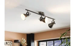 Seras Takspotlight 60cm GU10 LED 3000K 3x3W Antik Nickel