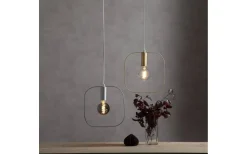 Shape Fyrkantig Pendel Silver