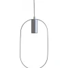 Shape Oval Pendel Silver