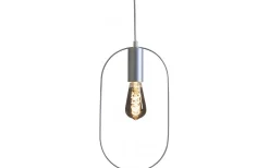 Shape Oval Pendel Silver