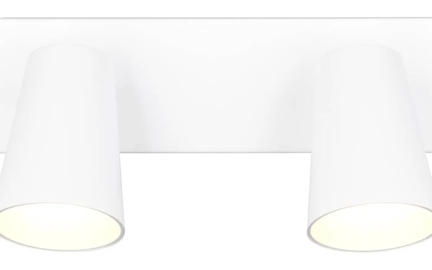 Sharp Spotlight 2-delad GU10 matt vit/guld