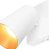 Sharp Spotlight GU10 matt vit/guld
