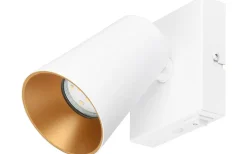 Sharp Spotlight GU10 matt vit/guld