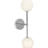 Sigma Vägglampa 49cm Krom/Opal