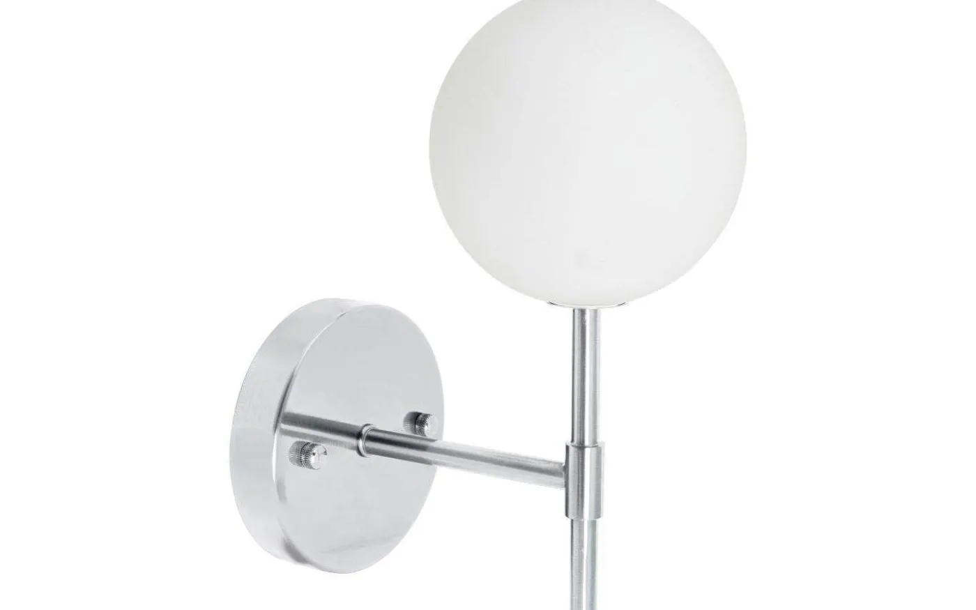 Sigma Vägglampa 25cm Krom/Opal