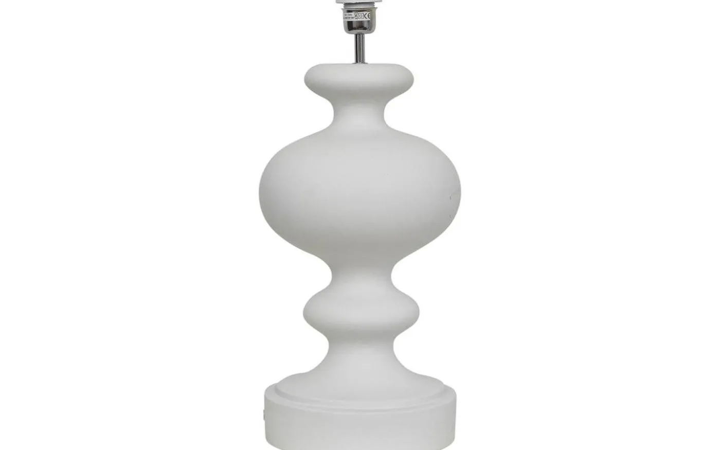 Signature Lampfot 57cm Matt vit