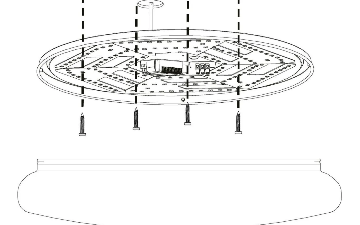 Sileras Plafond 45cm LED 2700-6500K 22,5W med Fjärrkontroll Vit