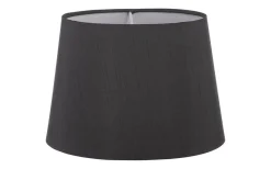 Silke Lampskärm Oval 22cm Svart