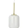 Silvia Fönsterlampa 15cm Opal/Mässing