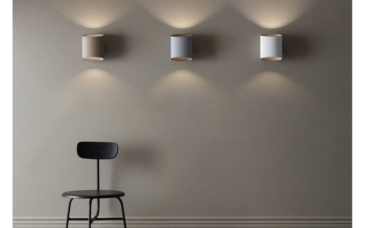 Sinne Vägglampa 17cm LED 8W 3000K Grå/Mässing