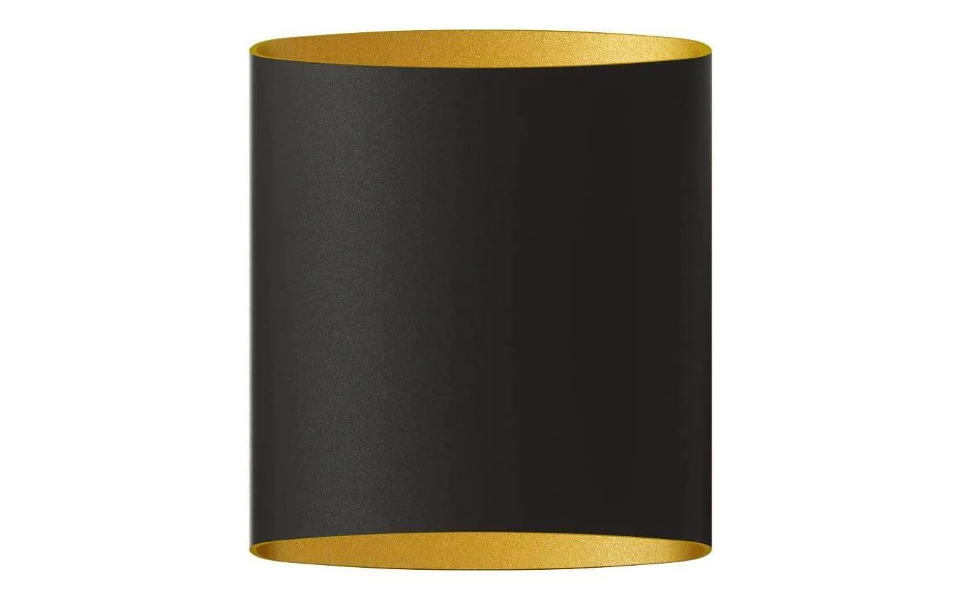 Sinne Vägglampa 17cm Svart/Mässing