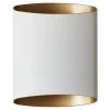 Sinne Vägglampa 17cm Vit/Mässing