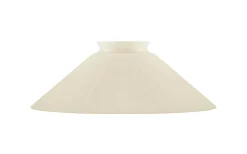 Skomakarskärm 60/200 - Benvitt överfångsglas