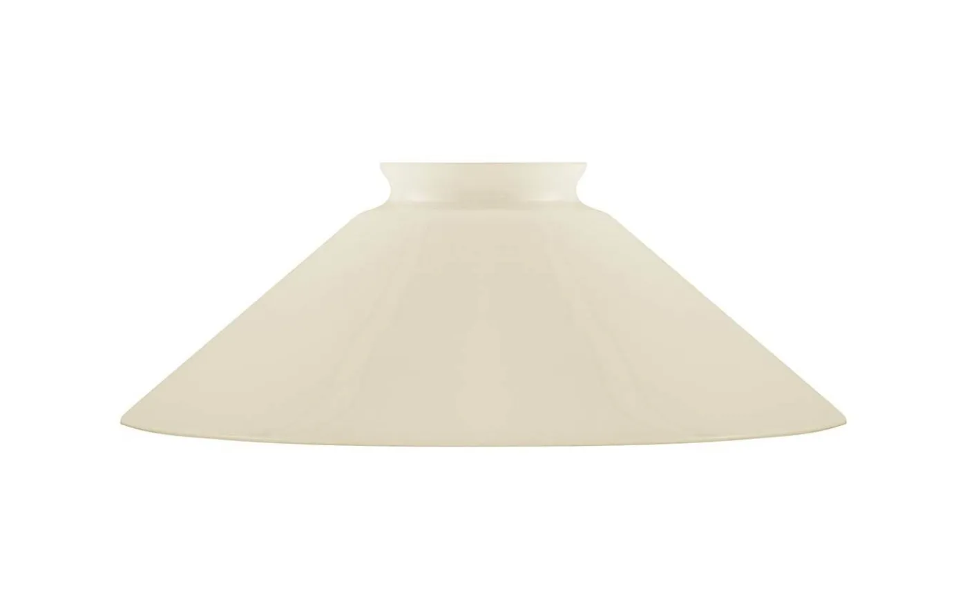 Skomakarskärm 60/200 - Benvitt överfångsglas