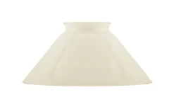 Skomakarskärm 60/150 - Benvitt överfångsglas