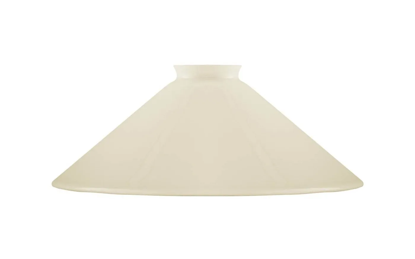 Skomakarskärm 60/250 - Benvitt överfångsglas