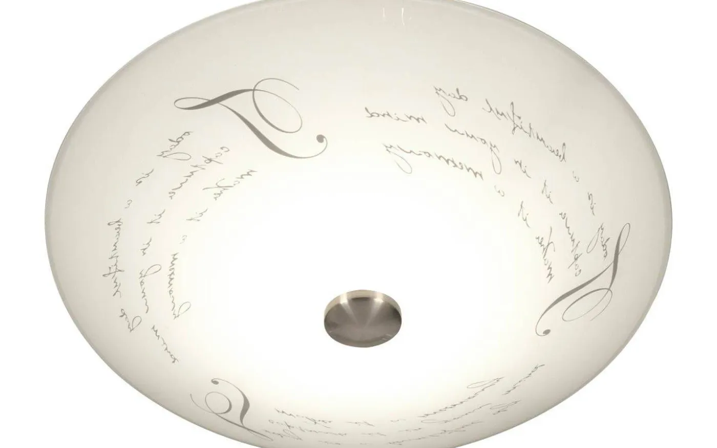 Skrift Plafond 50cm Vit