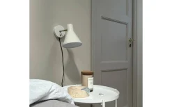 Sleep Vägglampa Blank Pärlvit/Antikmässing