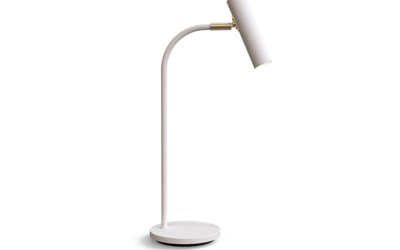Slender Bordslampa 54cm Vitstruktur/Mässing