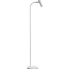Slender Golvlampa 128cm Vitstruktur/Mässing