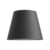 Slender Lampskärm Ø34cm Linne Svart