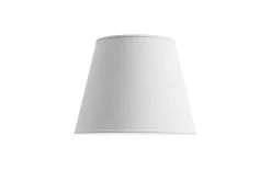 Slender Lampskärm Ø34cm Linne Vit