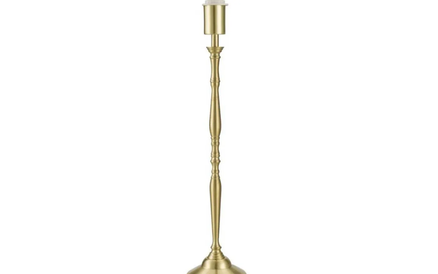 Slim Lampfot 47cm Borstad mässing