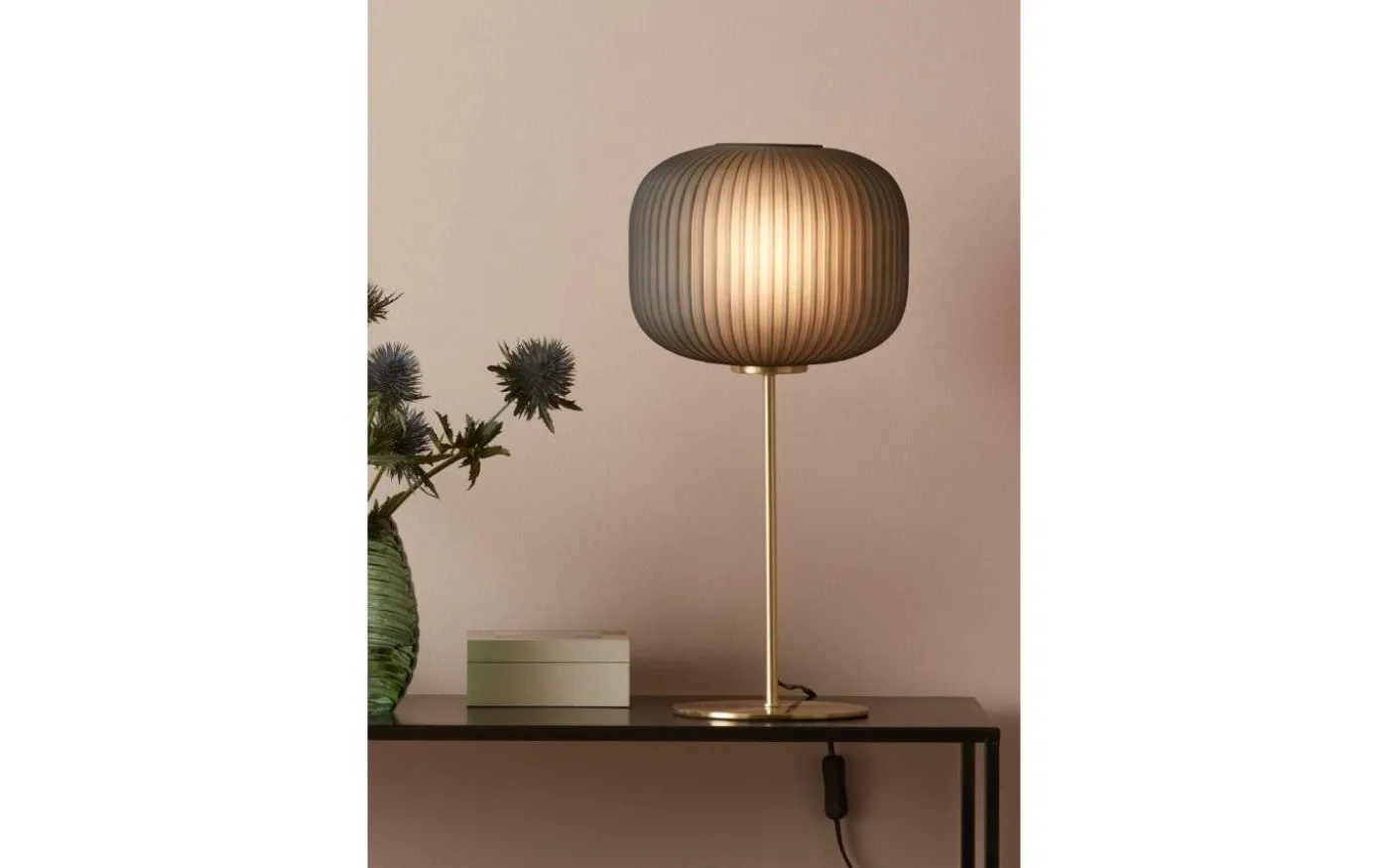 Sober Bordslampa 50cm Rök/Mässing
