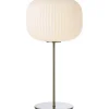 Sober Bordslampa 50cm Vit/Satinnickel