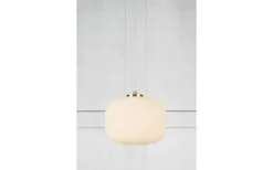 Sober Taklampa 25cm Opal/Mässing