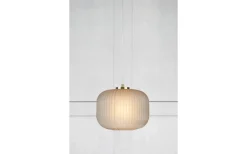Sober Taklampa 25cm Rök/Mässing